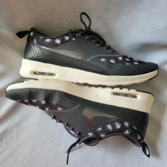 Nike Air Max Thea Black/Gray Leopard Running Walking Sneakers, Women Size 11.5 - Picture 9 of 13